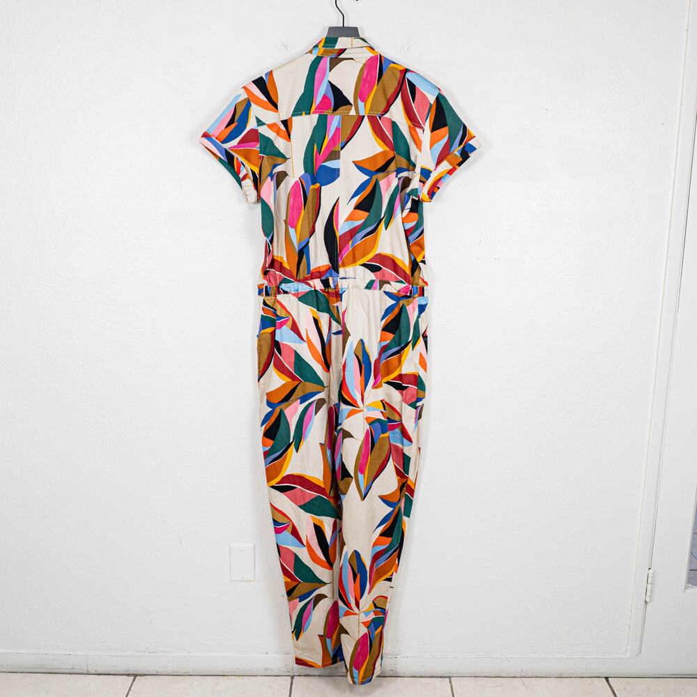 Mixed by Nasrin Classic Jumpsuit in abstract tropical print TXXXL - Picture 4 of 12